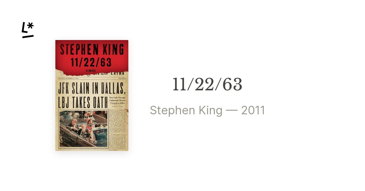 11 22 63 by stephen king literal