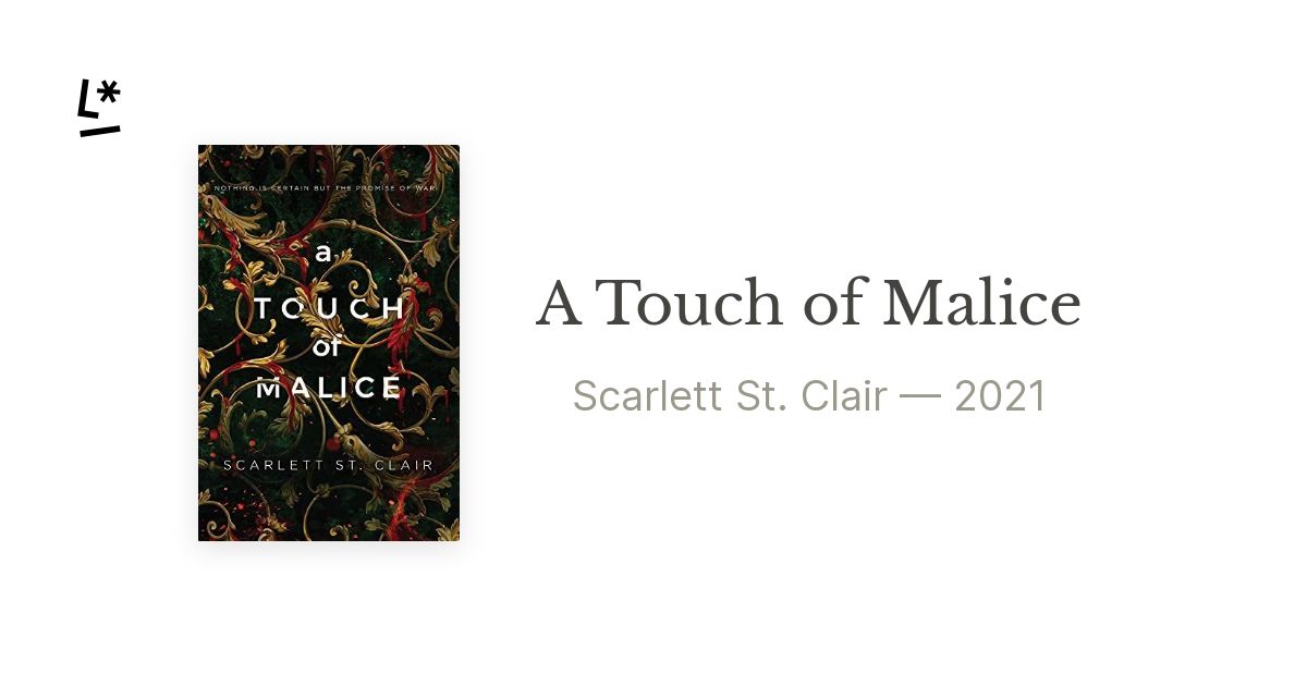 خرید و دانلود کتاب A Touch of Malice به صورت PDF از بوکفلیکس