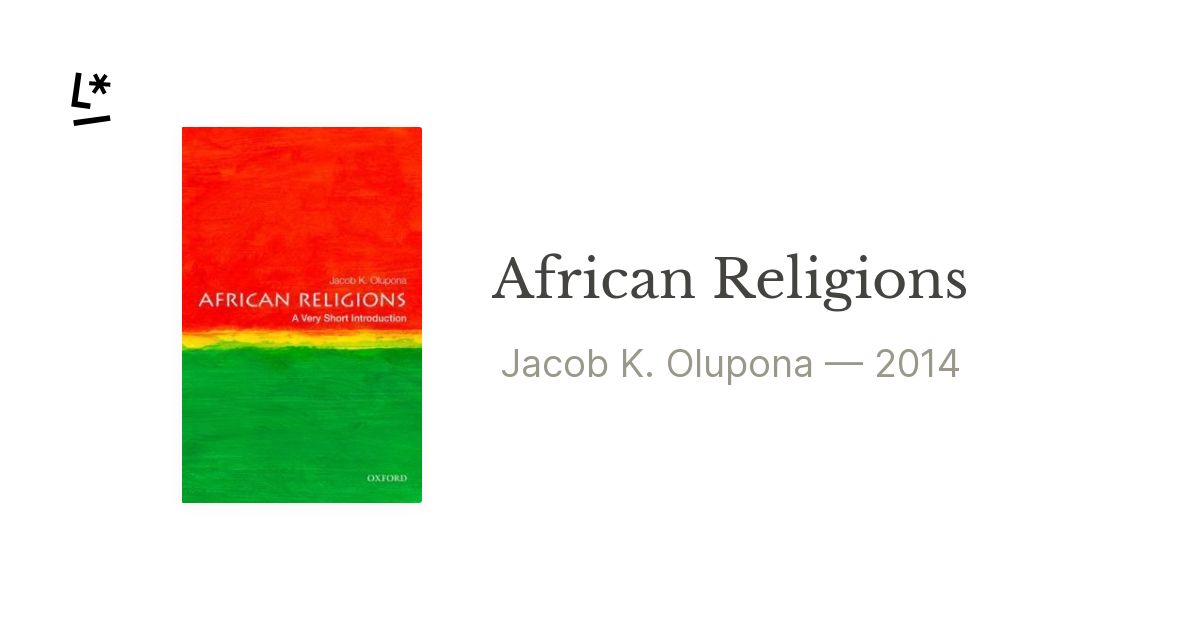 African Religions by Jacob K. Olupona | Literal