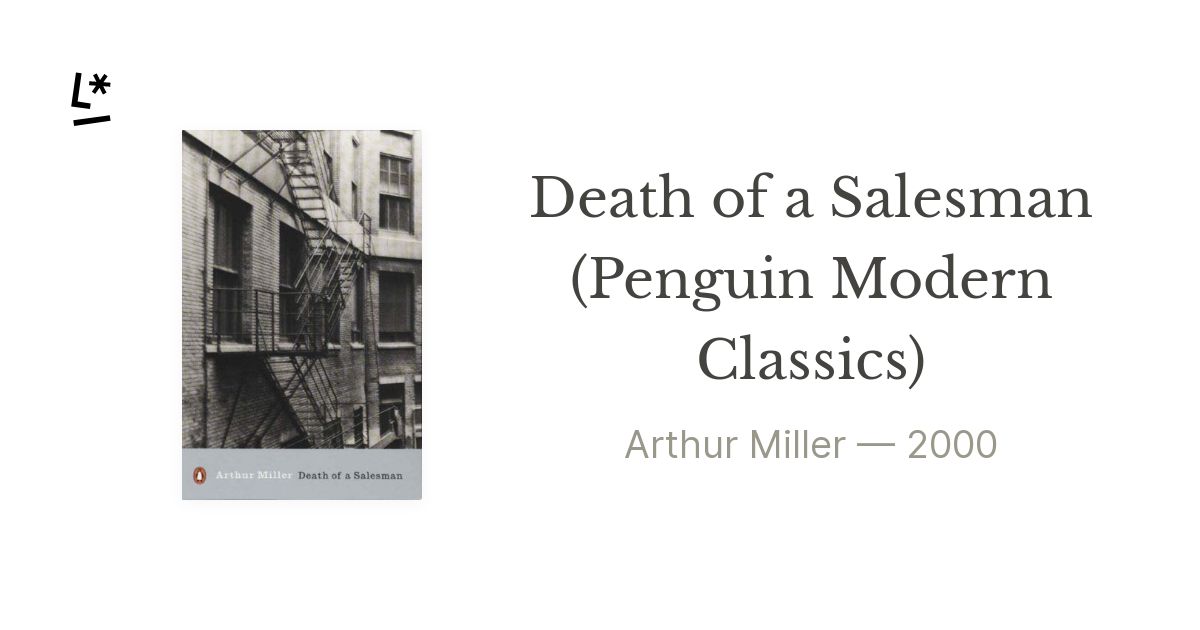 Death Of A Salesman Paperback By Arthur Miller (Penguin Plays) - Very Good Condition