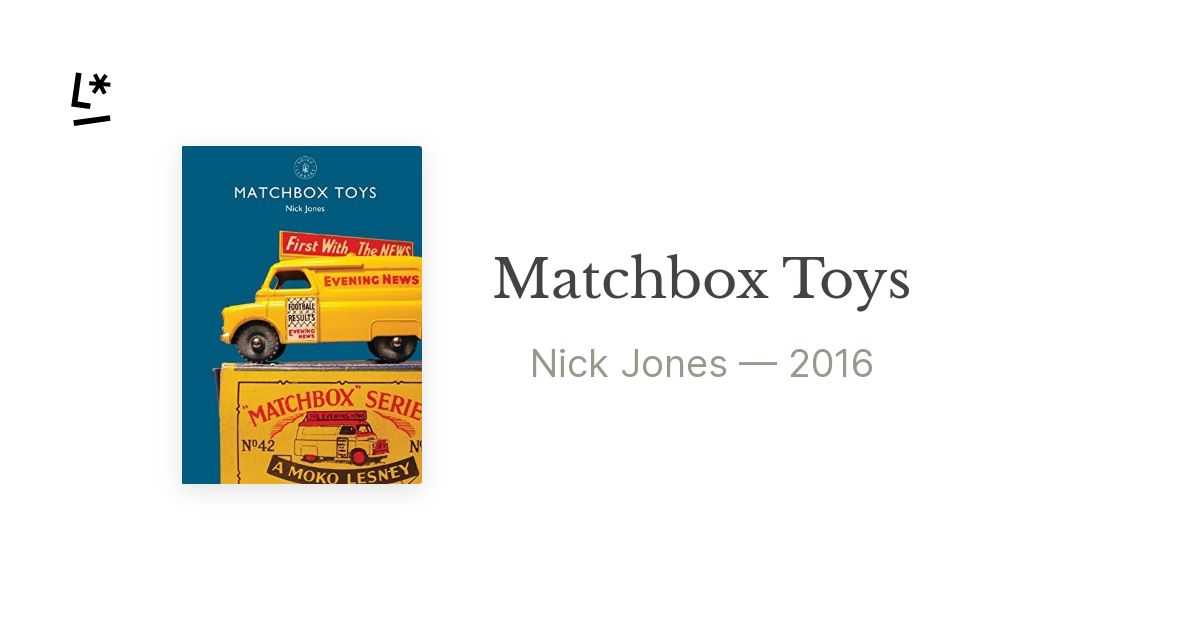 Nick jones moko lesney best sale matchbox collection