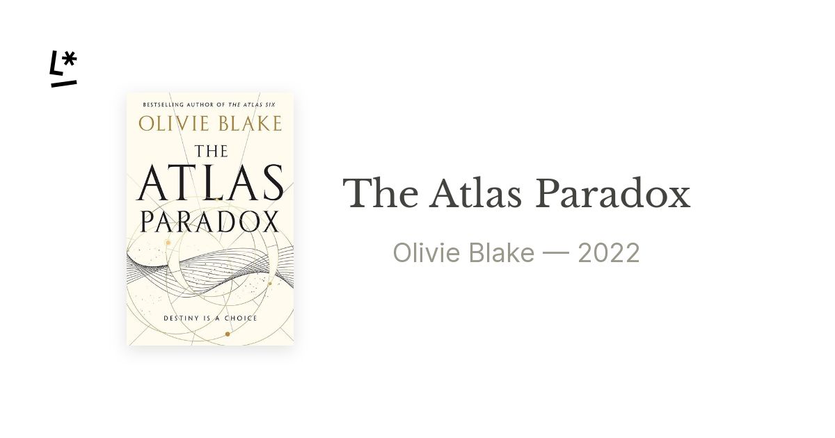 Olivie Blake 2 Books Collection Set [The Atlas Six and The Atlas Paradox] The  Atlas Series: Olivie Blake, The Atlas Six, The Atlas Paradox: :  Books