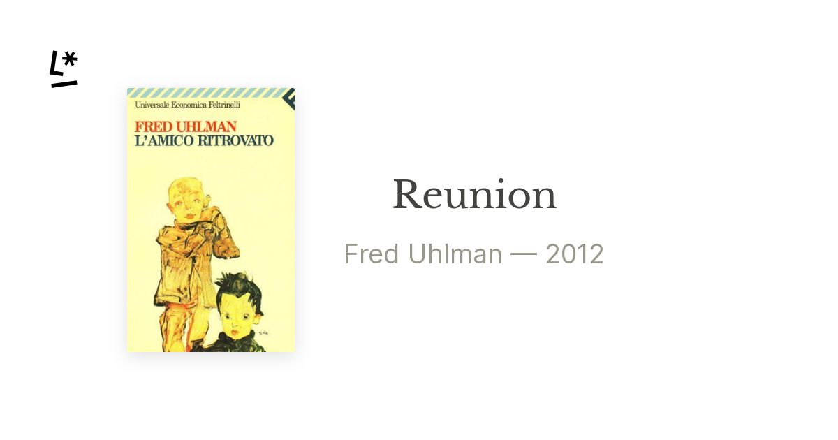 The Friend Found - Fred Uhlman