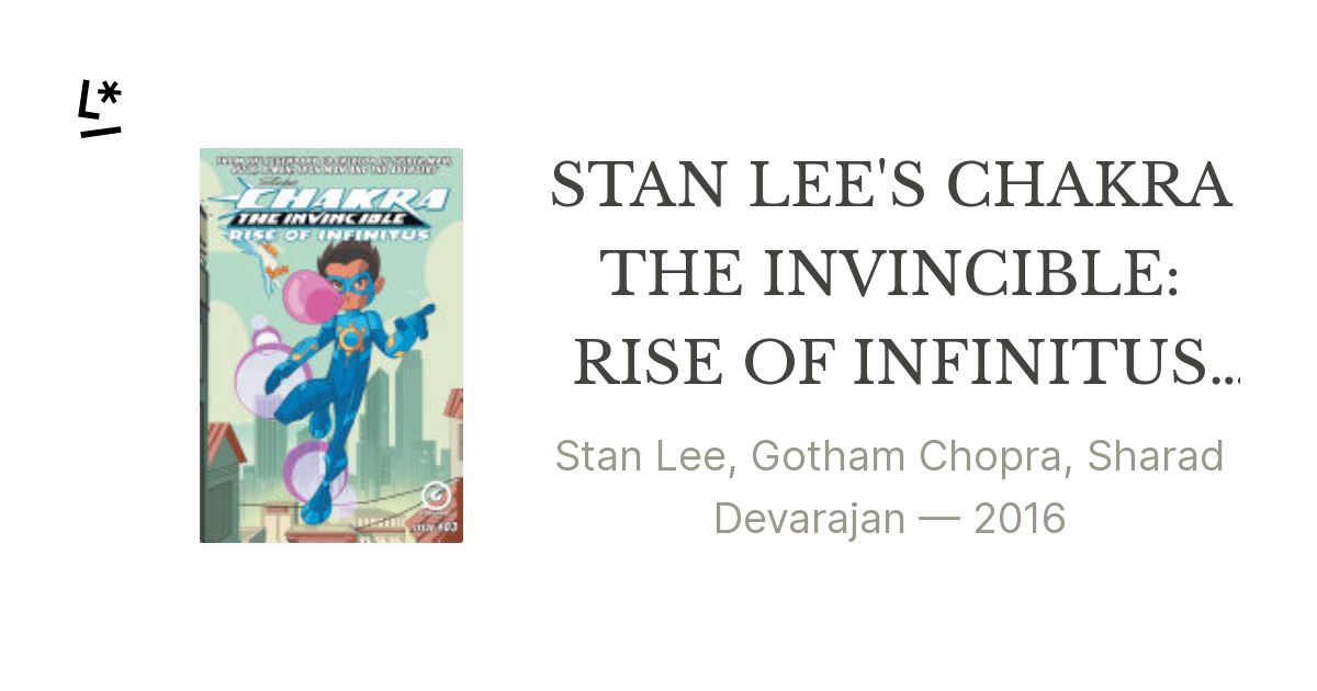 STAN LEE'S CHAKRA THE INVINCIBLE: RISE OF INFINITUS #3 by Stan Lee ...
