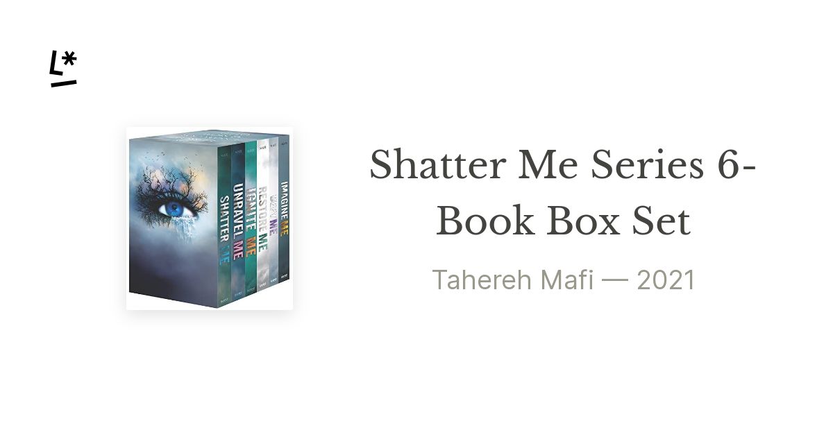 Shatter Me Series 8 Books Collection Set By Tahereh Mafi (Shatter