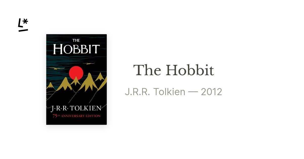 The Hobbit by J.R.R. Tolkien