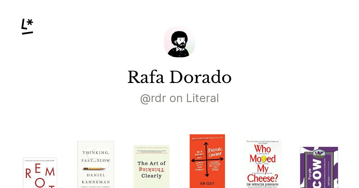Rafa Dorado / rdr | Literal